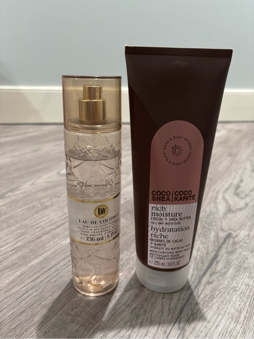 Bath & Body Works Coco Shea Rich Moisture Body Cream - Brown & Gold Accents
